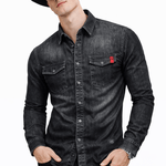Cowboy 1003 - Long Sleeves Shirt for Men - Sarman Fashion - Wholesale Clothing Fashion Brand for Men from Canada