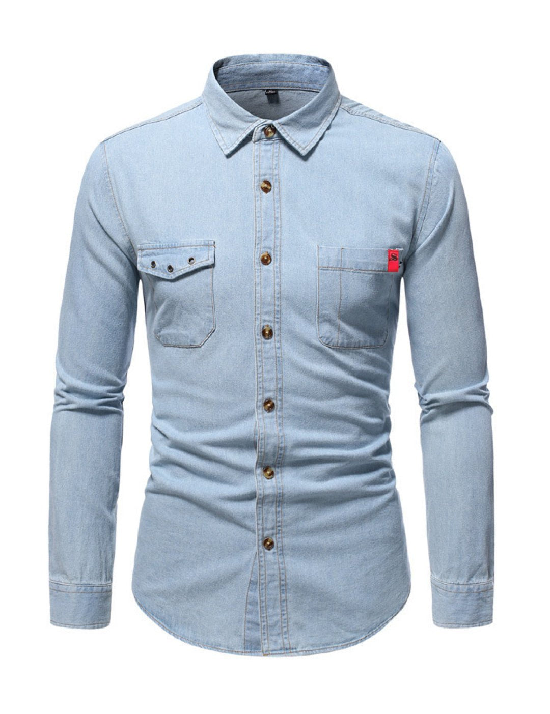 Cowboy #1005 - Long Sleeves Shirt for Men - Sarman Fashion - Wholesale Clothing Fashion Brand for Men from Canada
