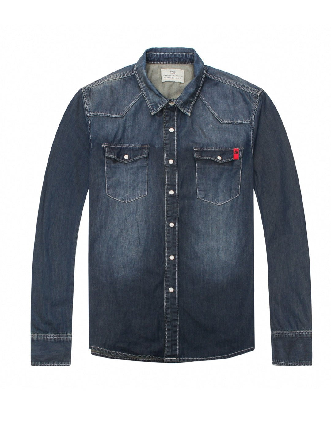 Cowboy #1007 - Long Sleeves Shirt for Men - Sarman Fashion - Wholesale Clothing Fashion Brand for Men from Canada