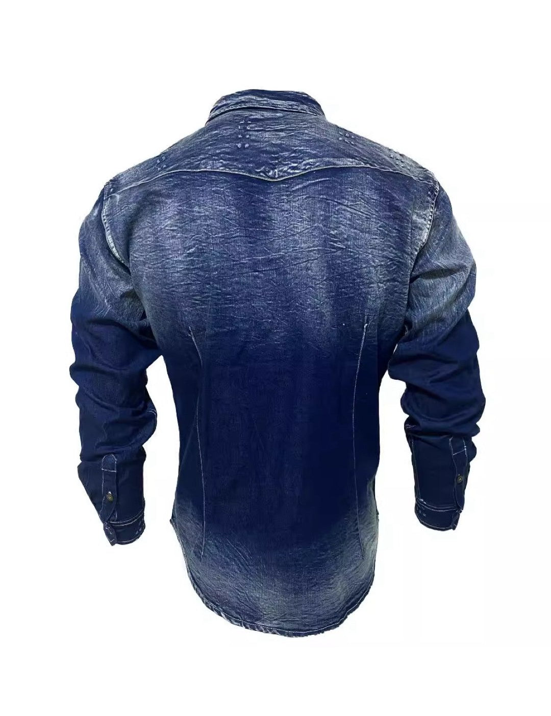 Cowboy #1009 - Long Sleeves Shirt for Men - Sarman Fashion - Wholesale Clothing Fashion Brand for Men from Canada