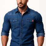 Cowboy 177 - Long Sleeves Shirt for Men - Sarman Fashion - Wholesale Clothing Fashion Brand for Men from Canada