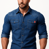 Cowboy 177 - Long Sleeves Shirt for Men - Sarman Fashion - Wholesale Clothing Fashion Brand for Men from Canada