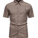 Cowboy 18 - Short Sleeves Shirt for Men - Sarman Fashion - Wholesale Clothing Fashion Brand for Men from Canada