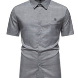 Cowboy 18 - Short Sleeves Shirt for Men - Sarman Fashion - Wholesale Clothing Fashion Brand for Men from Canada