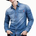 Cowboy 23 - Long Sleeves Shirt for Men - Sarman Fashion - Wholesale Clothing Fashion Brand for Men from Canada