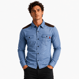 Cowboy 5 - Long Sleeves Shirt for Men - Sarman Fashion - Wholesale Clothing Fashion Brand for Men from Canada