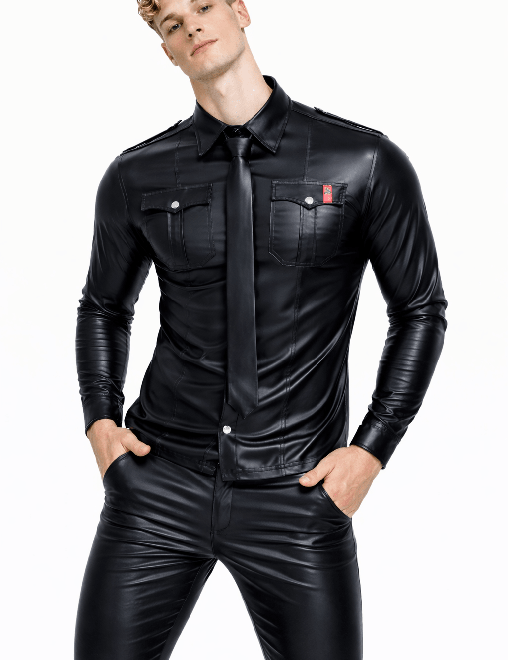CowboyPU 2 - Long Sleeves Shirt for Men - Sarman Fashion - Wholesale Clothing Fashion Brand for Men from Canada