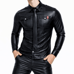 CowboyPU 2 - Long Sleeves Shirt for Men - Sarman Fashion - Wholesale Clothing Fashion Brand for Men from Canada