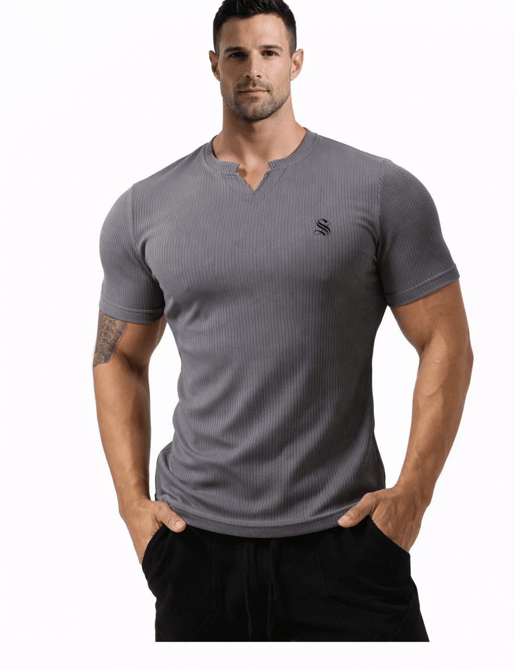 Cremlia - T-Shirt for Men - Sarman Fashion - Wholesale Clothing Fashion Brand for Men from Canada