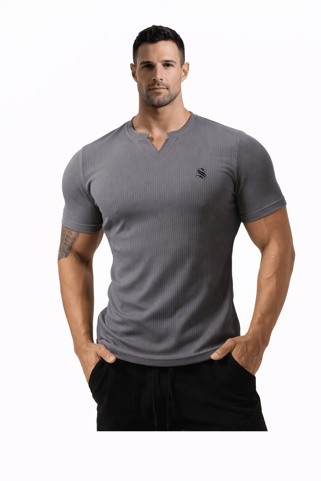Cremlia - T-Shirt for Men - Sarman Fashion - Wholesale Clothing Fashion Brand for Men from Canada