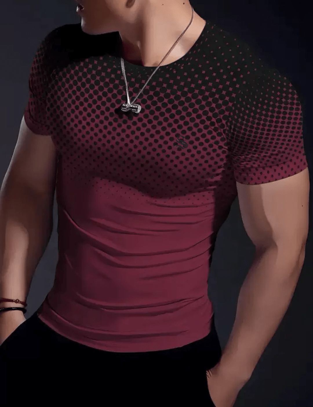 Crupil 1355 - T-Shirt for Men - Sarman Fashion - Wholesale Clothing Fashion Brand for Men from Canada