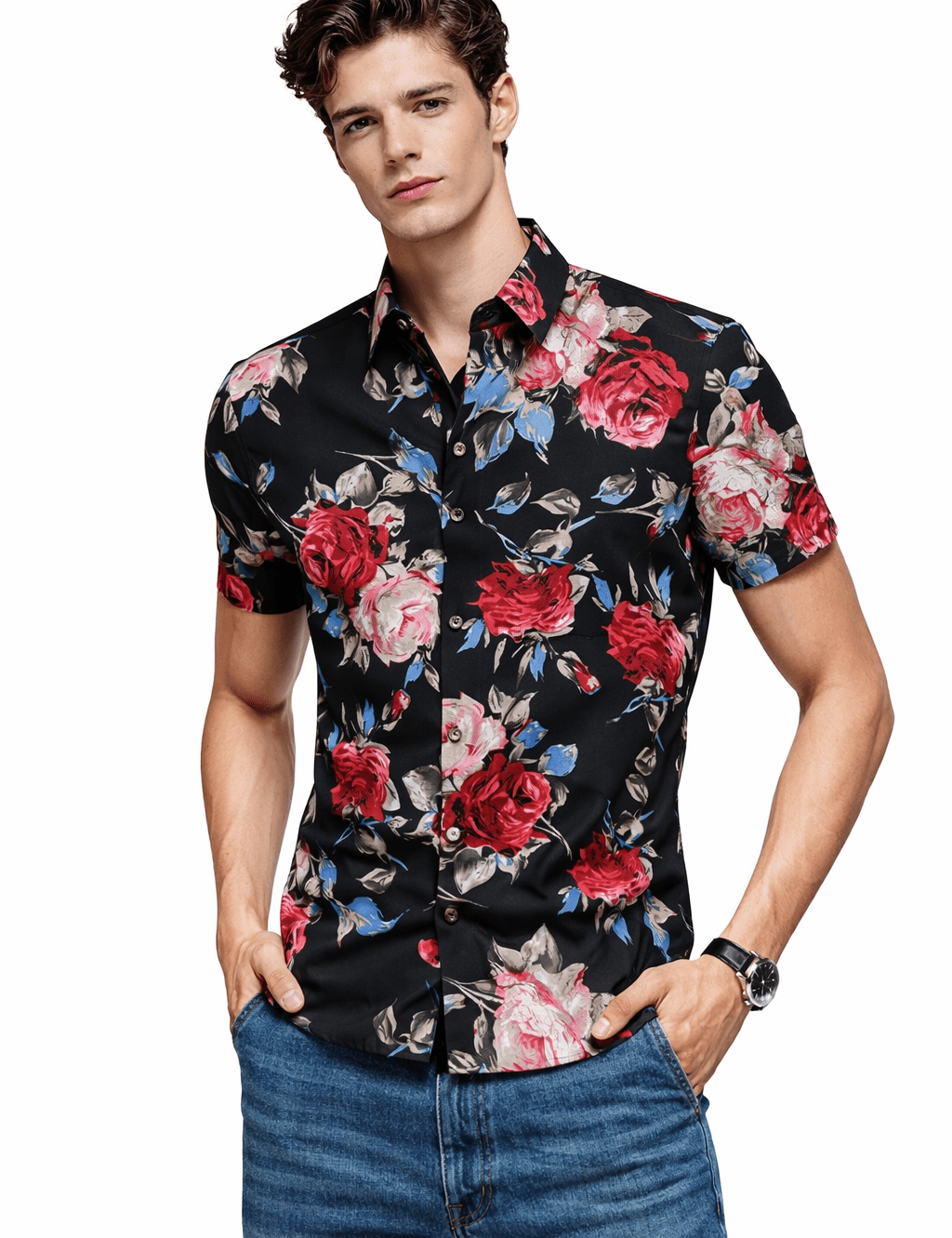 Cubas - Short Sleeves Shirt for Men - Sarman Fashion - Wholesale Clothing Fashion Brand for Men from Canada
