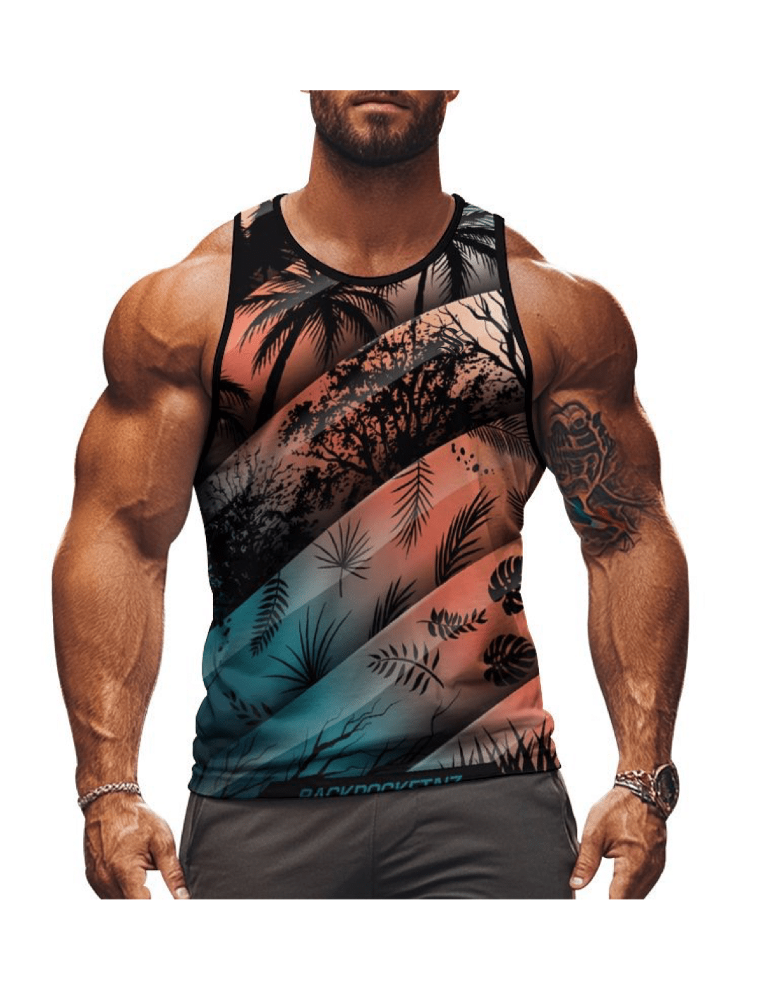 CWO14 - Tank Top for Men - Sarman Fashion - Wholesale Clothing Fashion Brand for Men from Canada