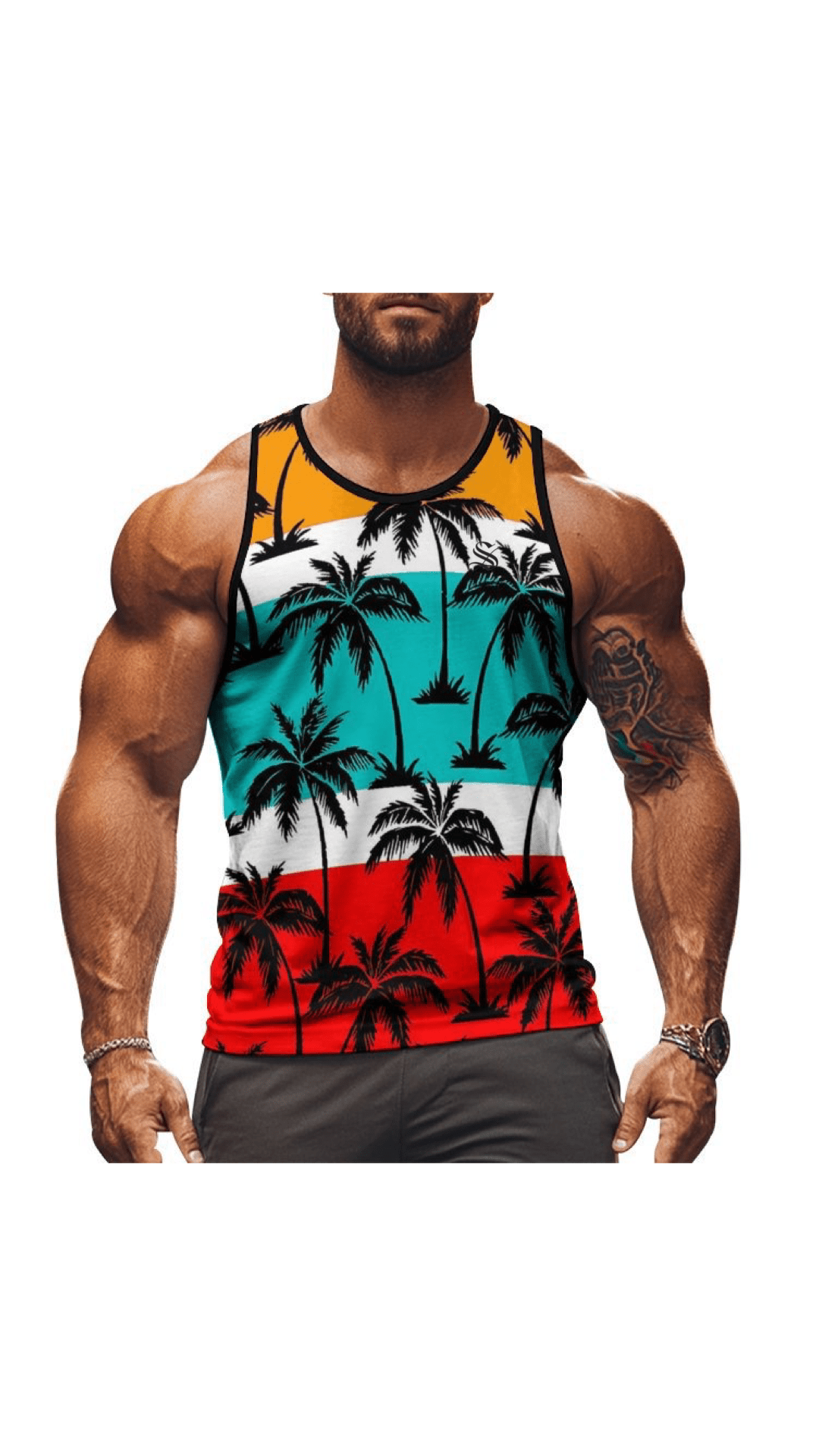 CWO18 - Tank Top for Men - Sarman Fashion - Wholesale Clothing Fashion Brand for Men from Canada