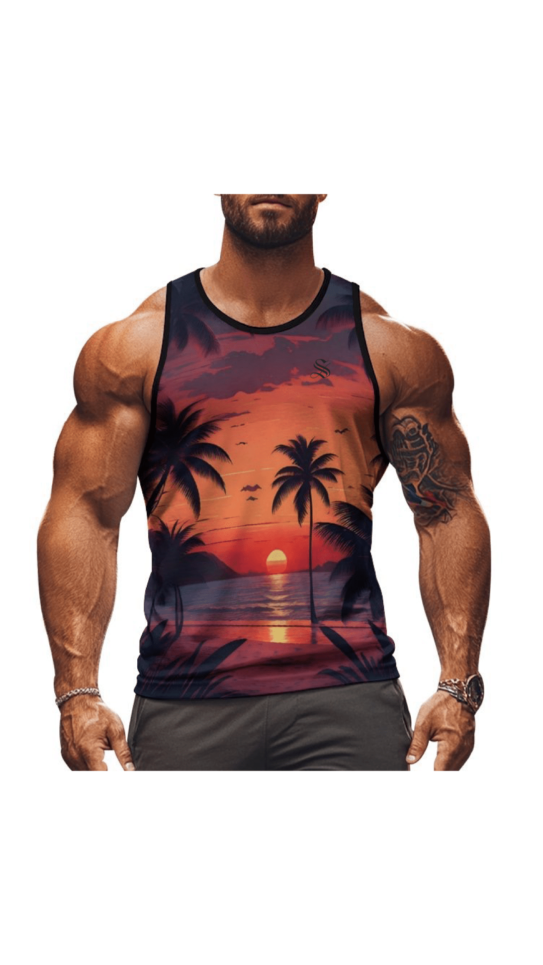 CWO20 - Tank Top for Men - Sarman Fashion - Wholesale Clothing Fashion Brand for Men from Canada
