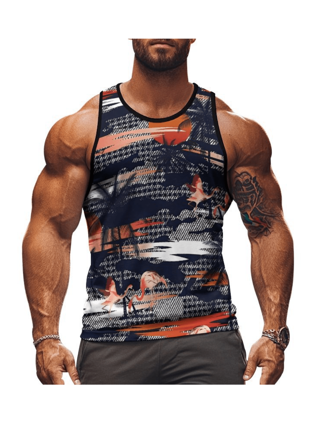 CWO22 - Tank Top for Men - Sarman Fashion - Wholesale Clothing Fashion Brand for Men from Canada