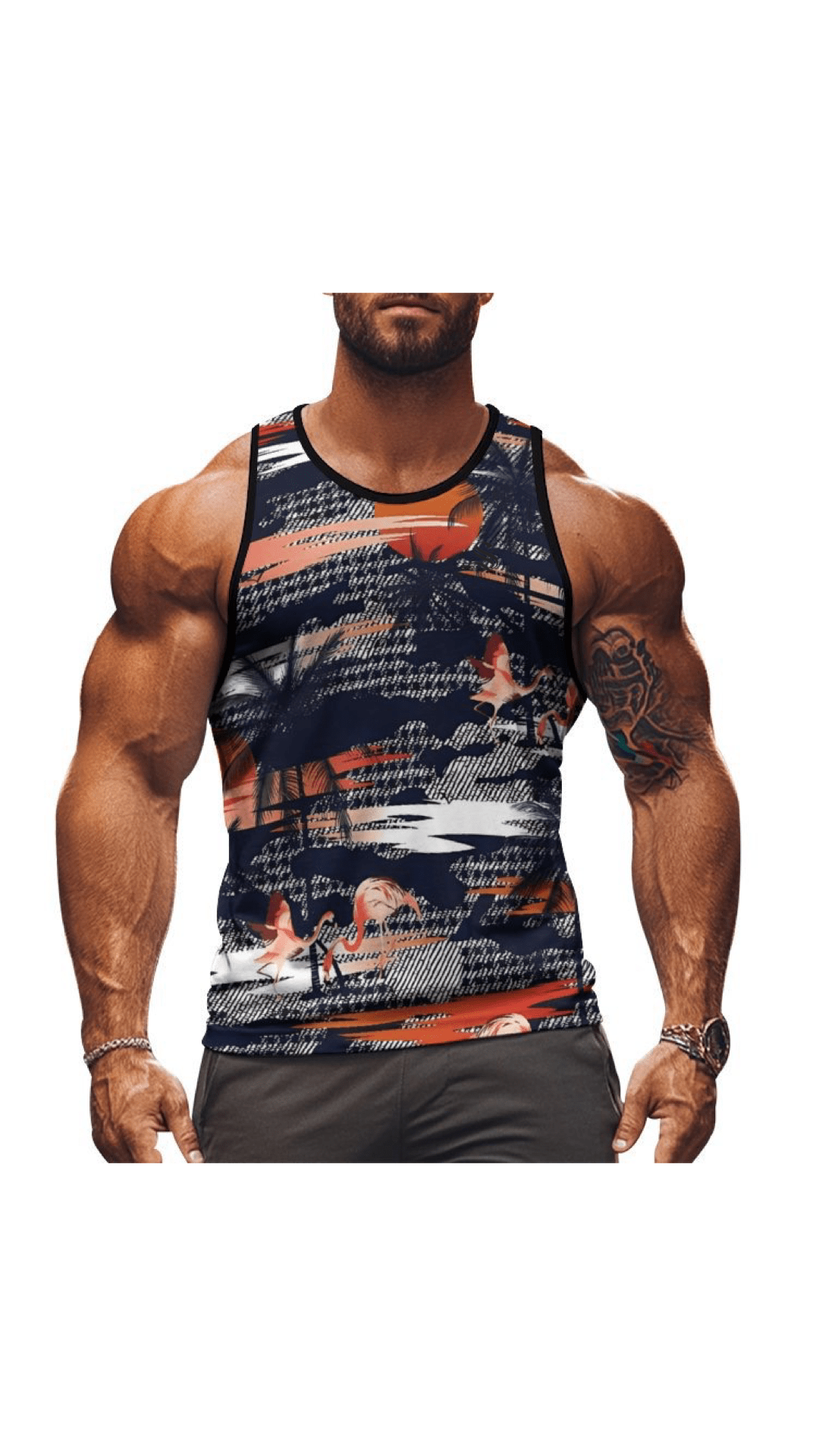 CWO22 - Tank Top for Men - Sarman Fashion - Wholesale Clothing Fashion Brand for Men from Canada