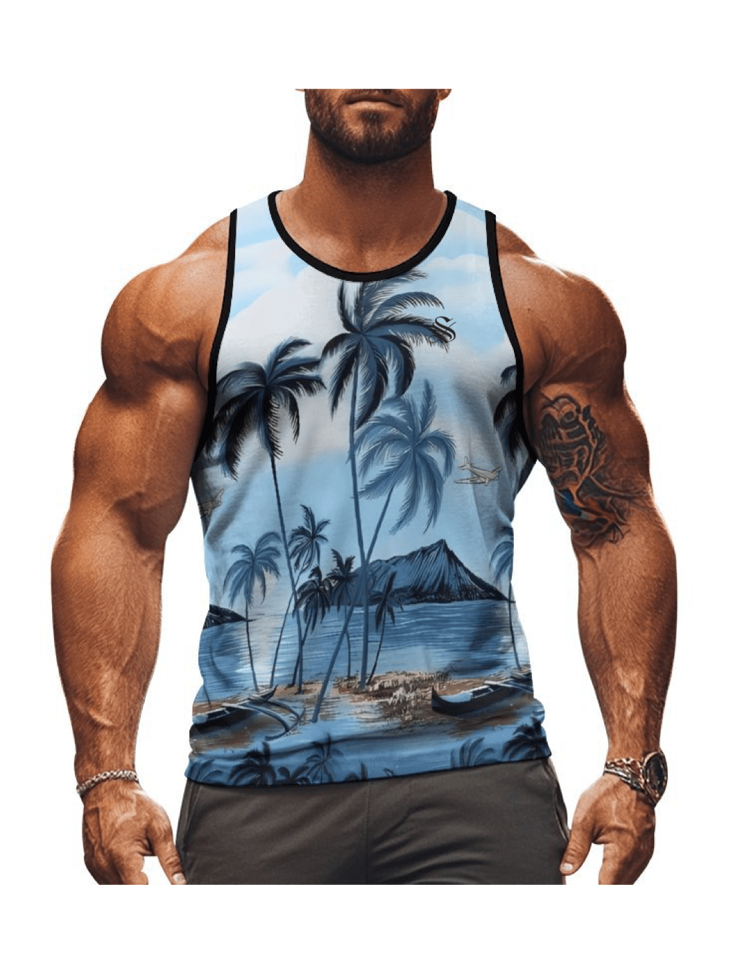 CWO23 - Tank Top for Men - Sarman Fashion - Wholesale Clothing Fashion Brand for Men from Canada