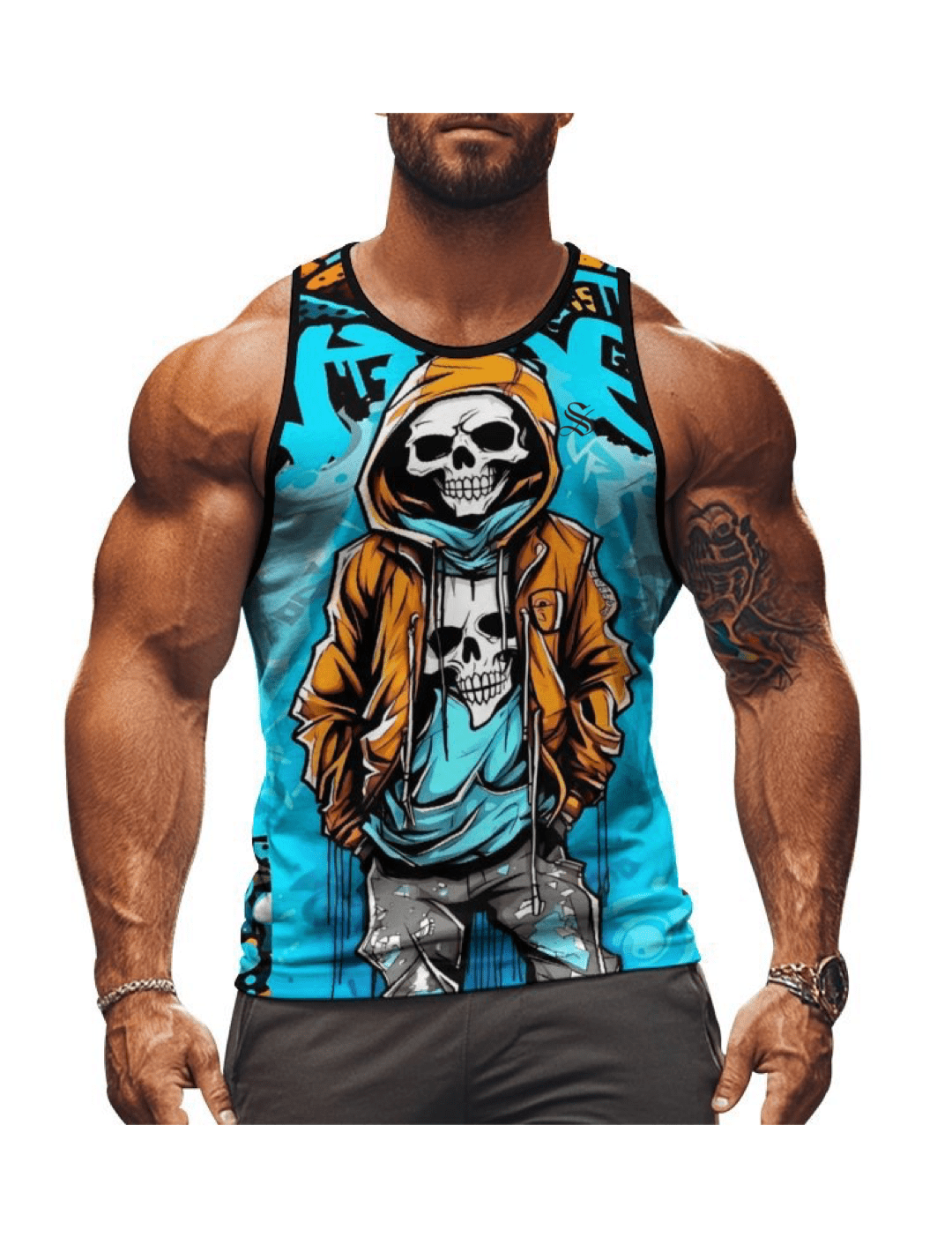 CWO24 - Tank Top for Men - Sarman Fashion - Wholesale Clothing Fashion Brand for Men from Canada
