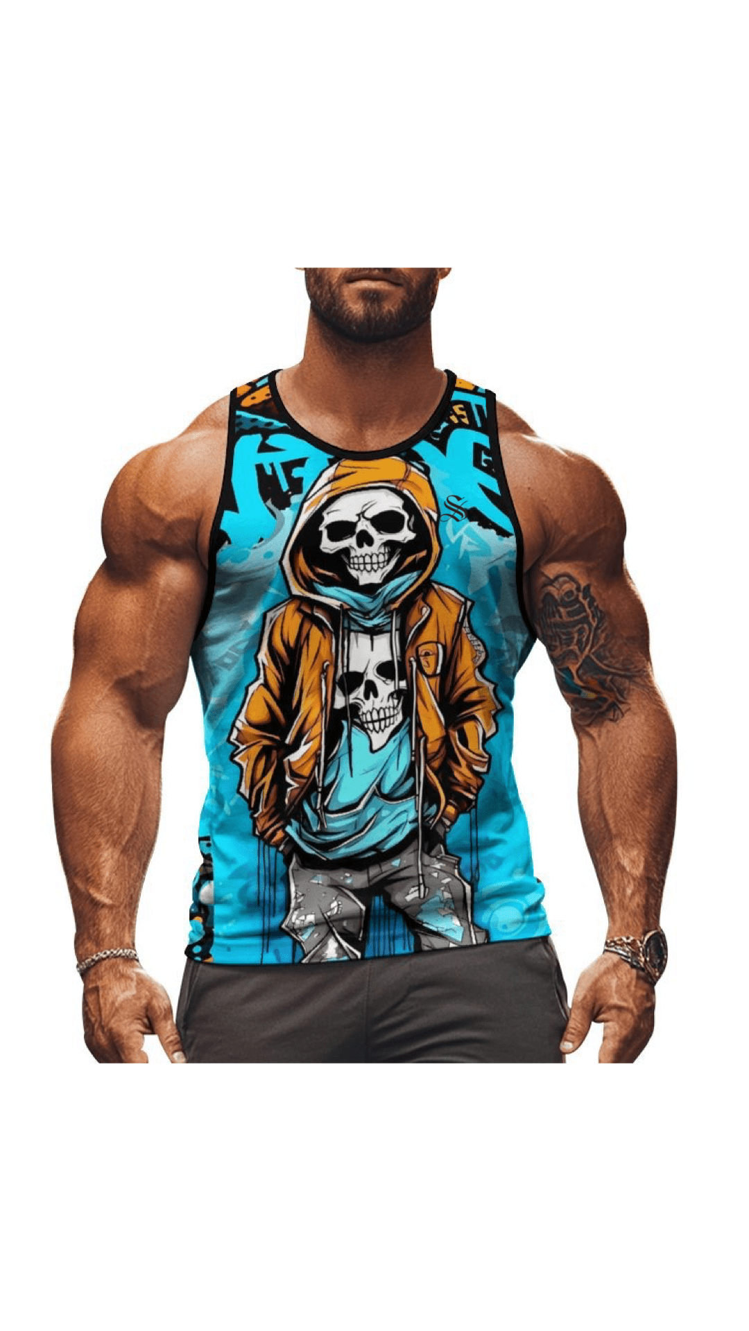 CWO24 - Tank Top for Men - Sarman Fashion - Wholesale Clothing Fashion Brand for Men from Canada
