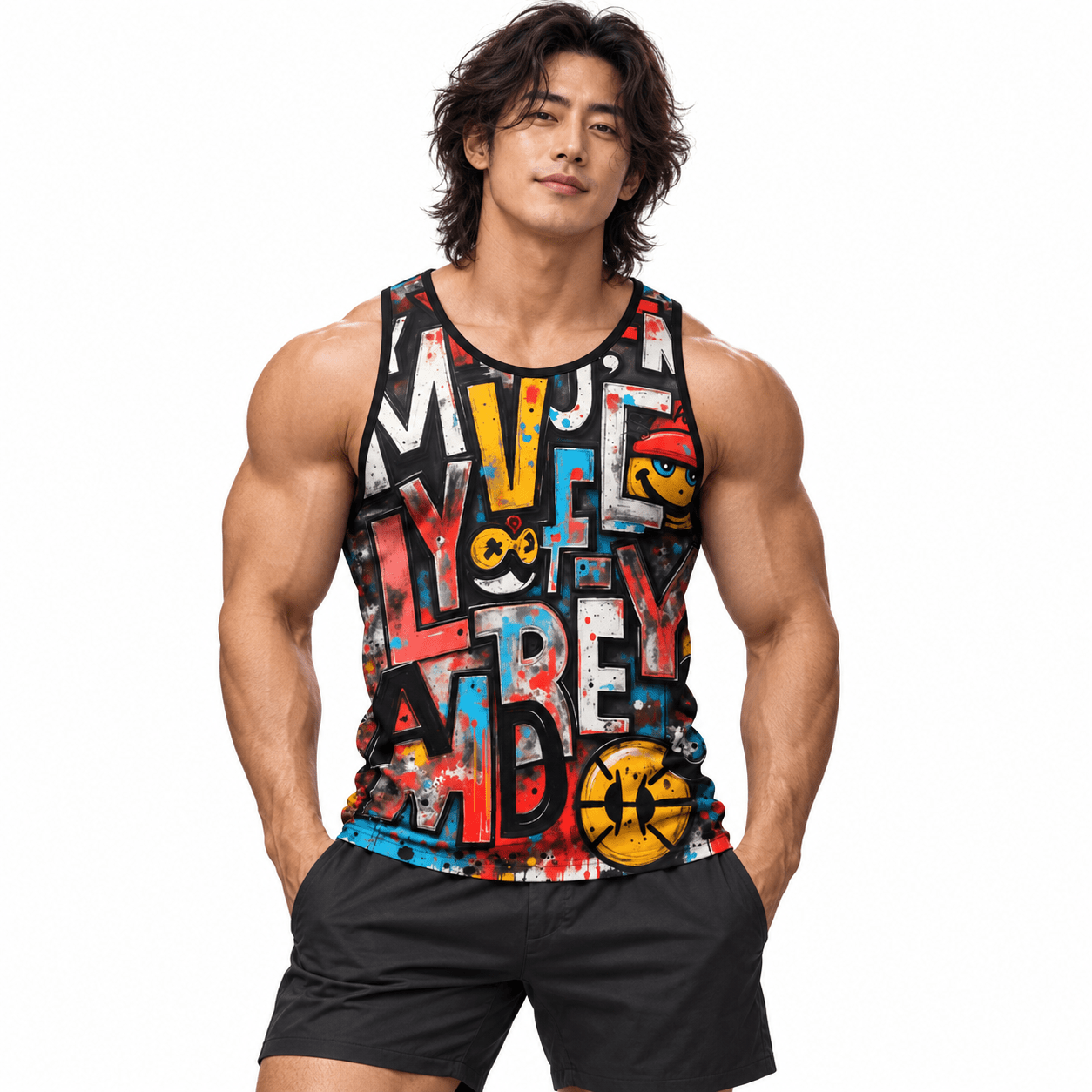 CWO32 - Tank Top for Men - Sarman Fashion - Wholesale Clothing Fashion Brand for Men from Canada
