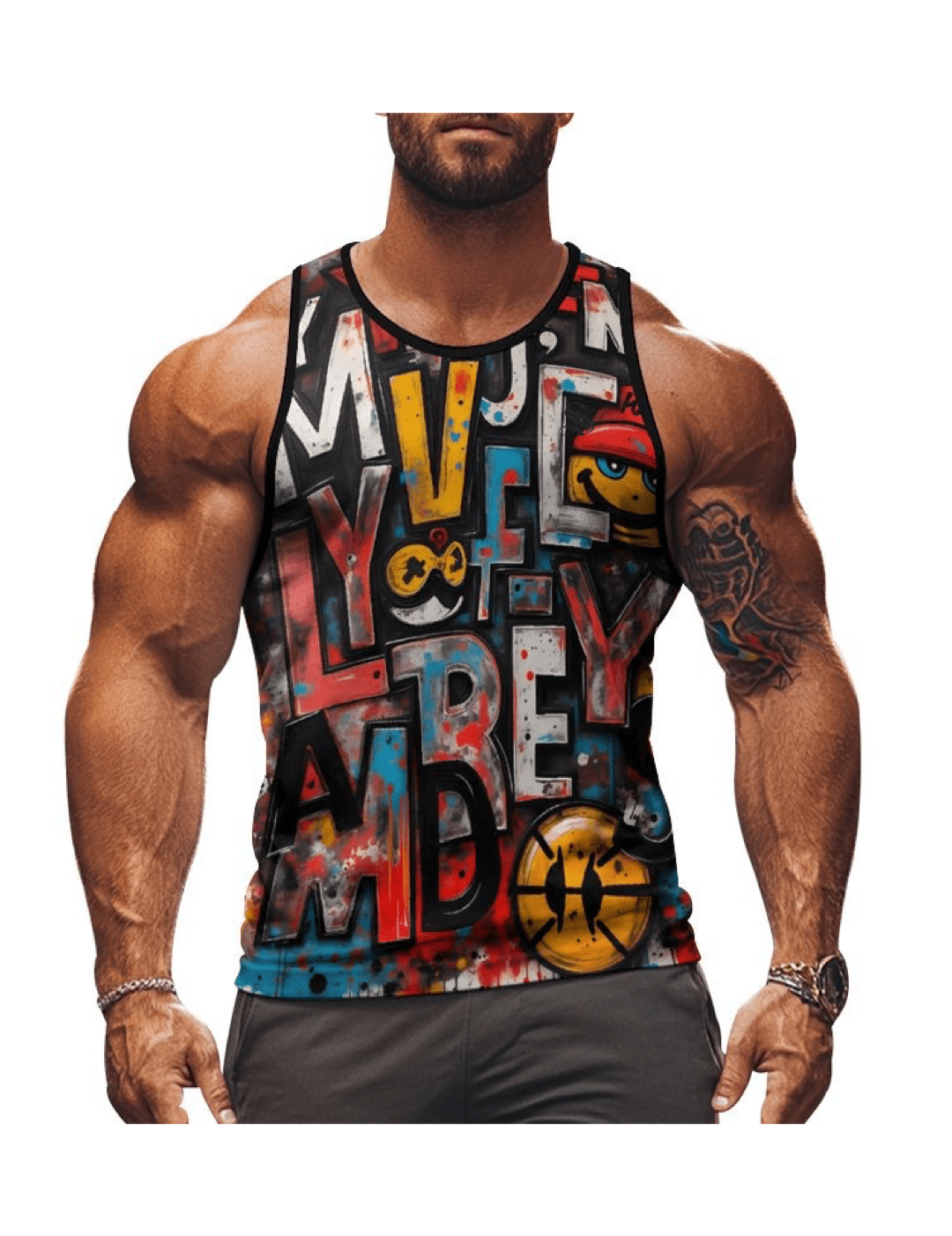 CWO32 - Tank Top for Men - Sarman Fashion - Wholesale Clothing Fashion Brand for Men from Canada