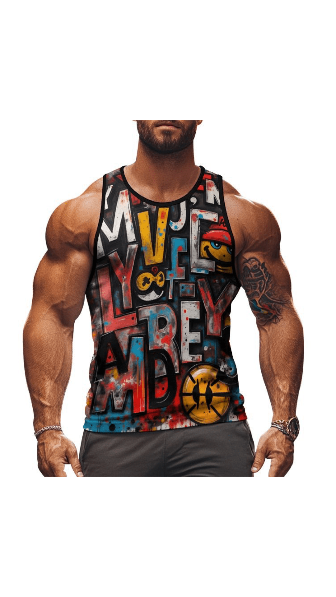 CWO32 - Tank Top for Men - Sarman Fashion - Wholesale Clothing Fashion Brand for Men from Canada