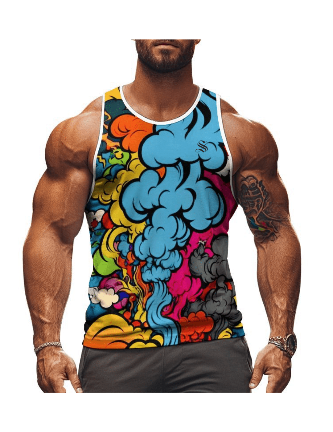 CWO34 - Tank Top for Men - Sarman Fashion - Wholesale Clothing Fashion Brand for Men from Canada