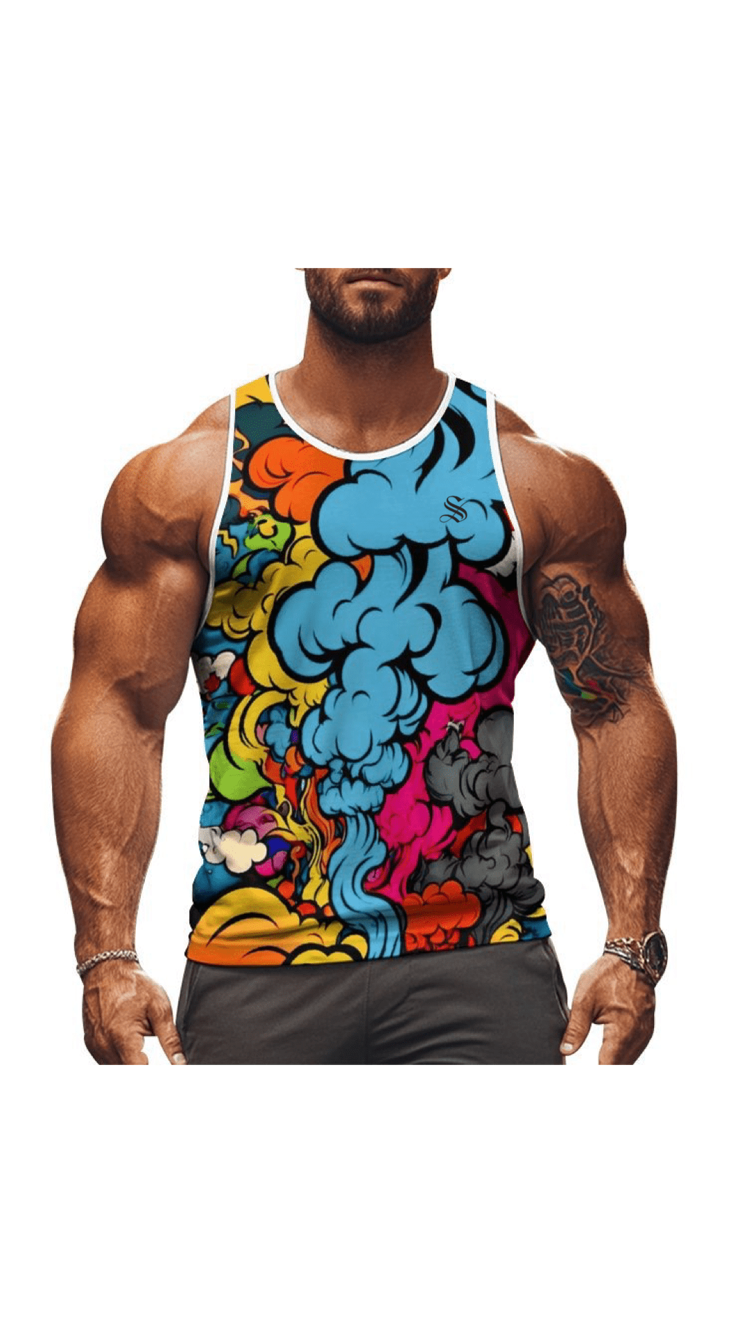 CWO34 - Tank Top for Men - Sarman Fashion - Wholesale Clothing Fashion Brand for Men from Canada