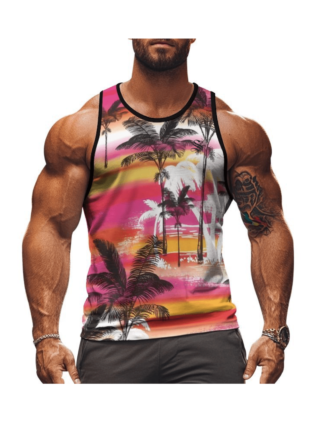 CWO38 - Tank Top for Men - Sarman Fashion - Wholesale Clothing Fashion Brand for Men from Canada