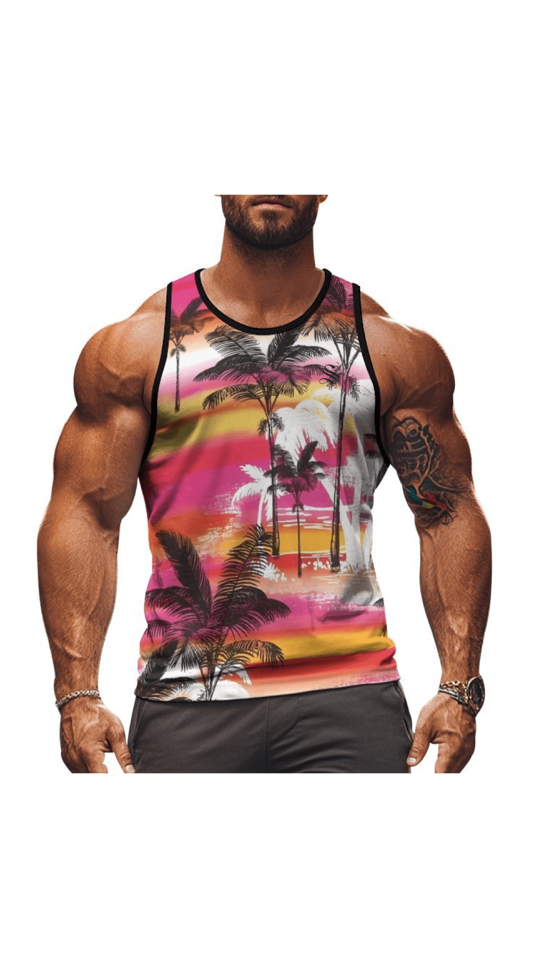 CWO38 - Tank Top for Men - Sarman Fashion - Wholesale Clothing Fashion Brand for Men from Canada