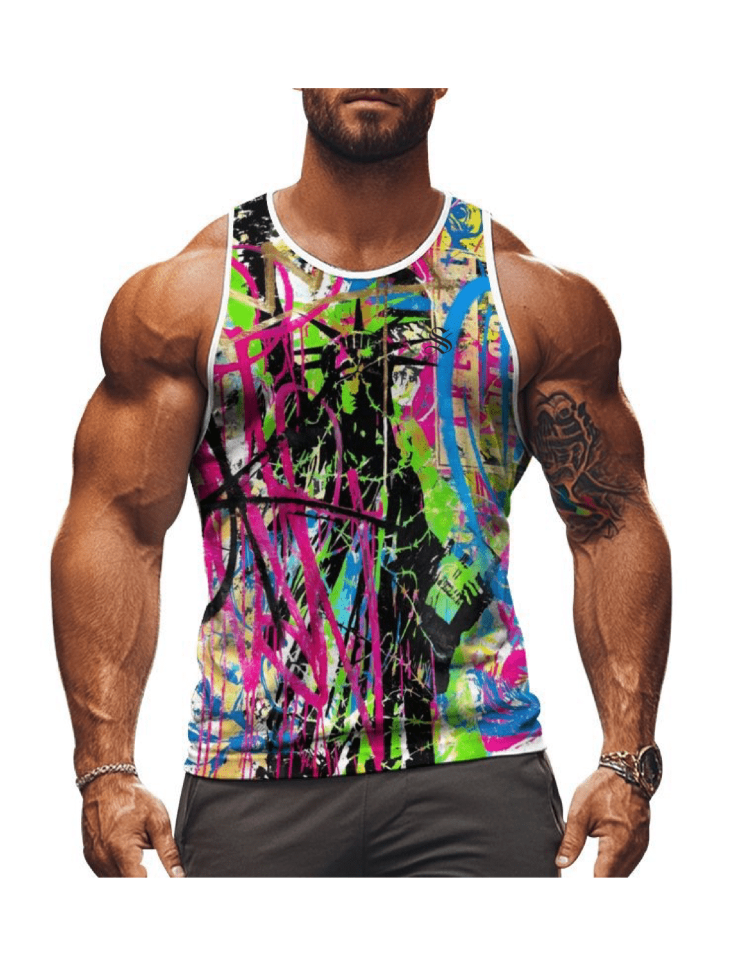 CWO4 - Tank Top for Men - Sarman Fashion - Wholesale Clothing Fashion Brand for Men from Canada