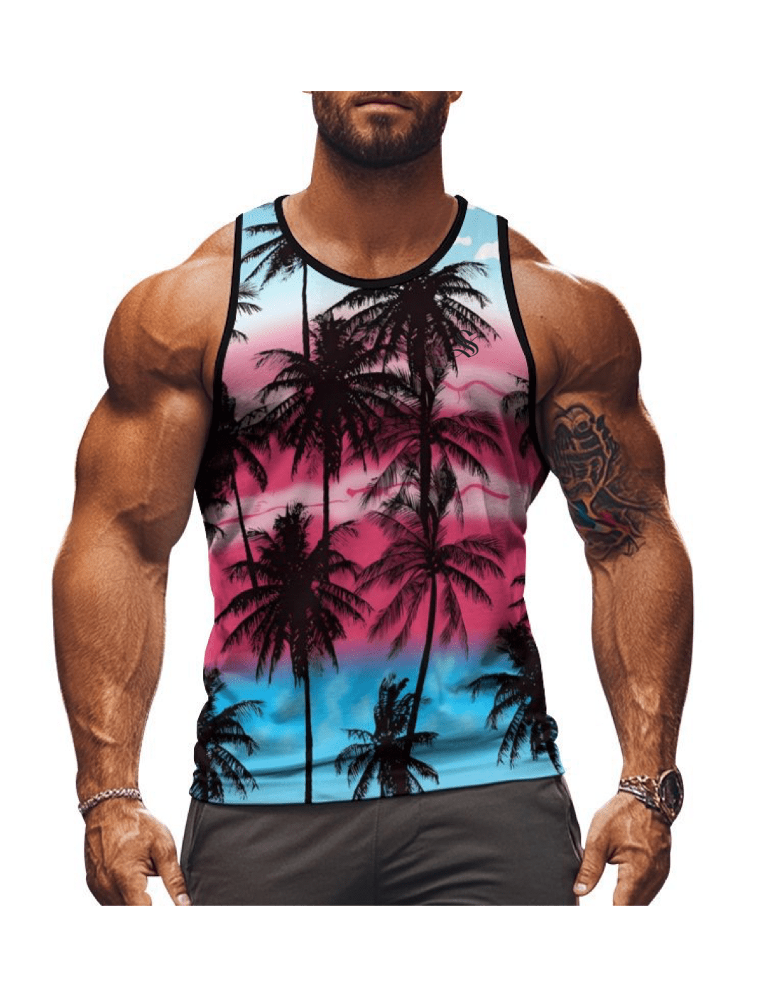 CWO40 - Tank Top for Men - Sarman Fashion - Wholesale Clothing Fashion Brand for Men from Canada