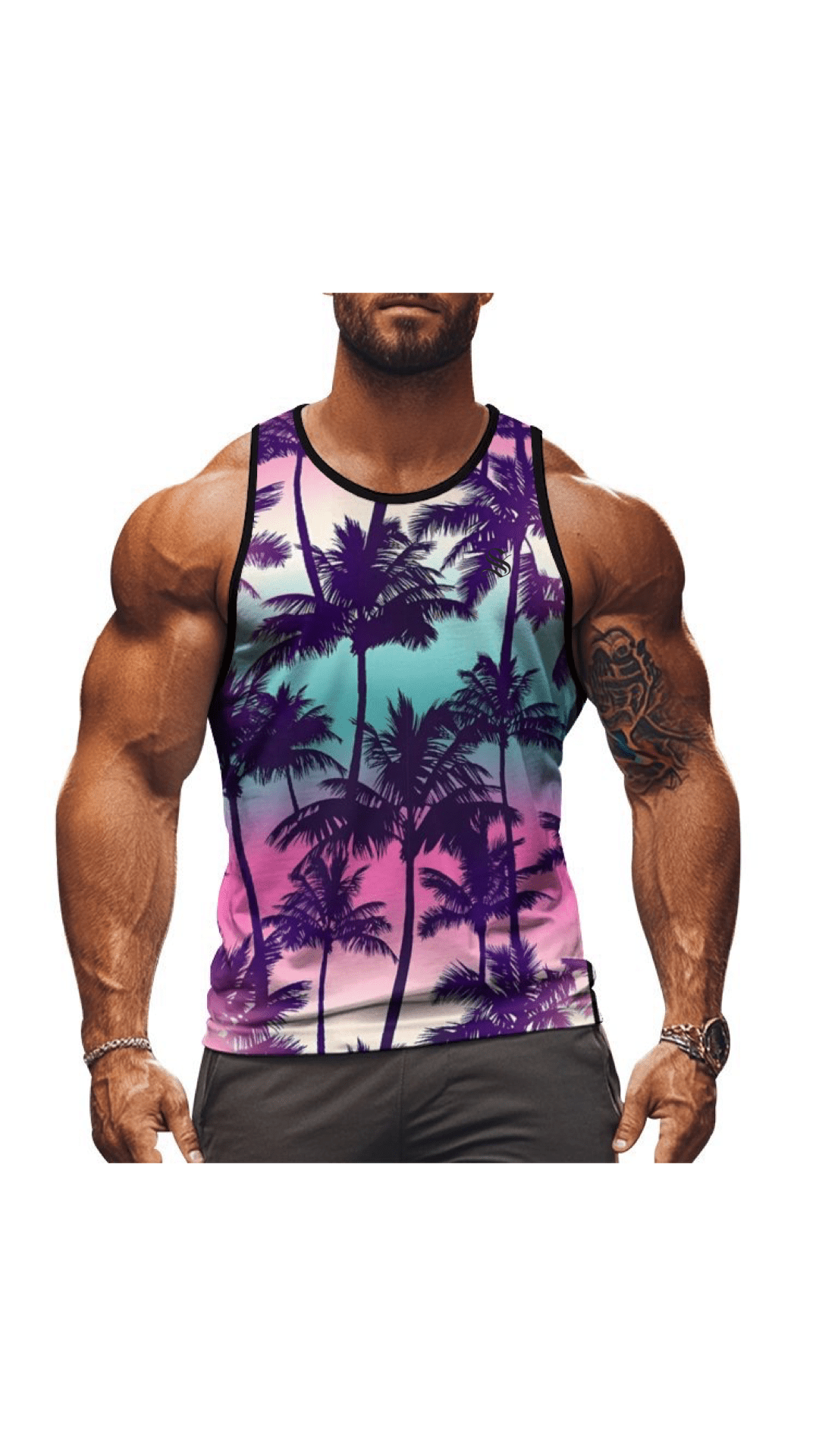 CWO40 - Tank Top for Men - Sarman Fashion - Wholesale Clothing Fashion Brand for Men from Canada