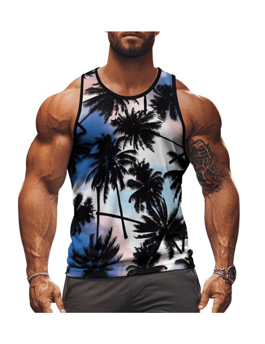 CWO40 - Tank Top for Men - Sarman Fashion - Wholesale Clothing Fashion Brand for Men from Canada