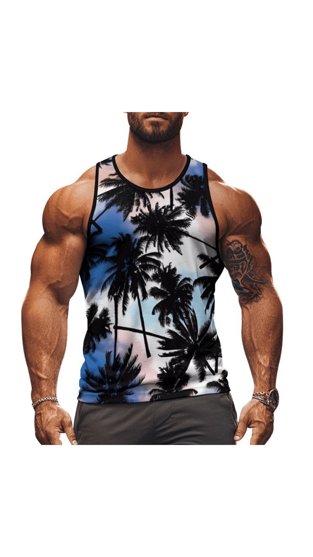 CWO40 - Tank Top for Men - Sarman Fashion - Wholesale Clothing Fashion Brand for Men from Canada