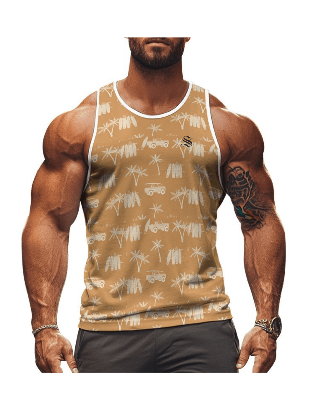 CWO41 - Tank Top for Men - Sarman Fashion - Wholesale Clothing Fashion Brand for Men from Canada