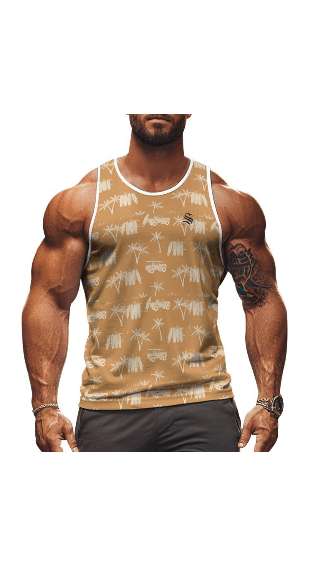 CWO41 - Tank Top for Men - Sarman Fashion - Wholesale Clothing Fashion Brand for Men from Canada