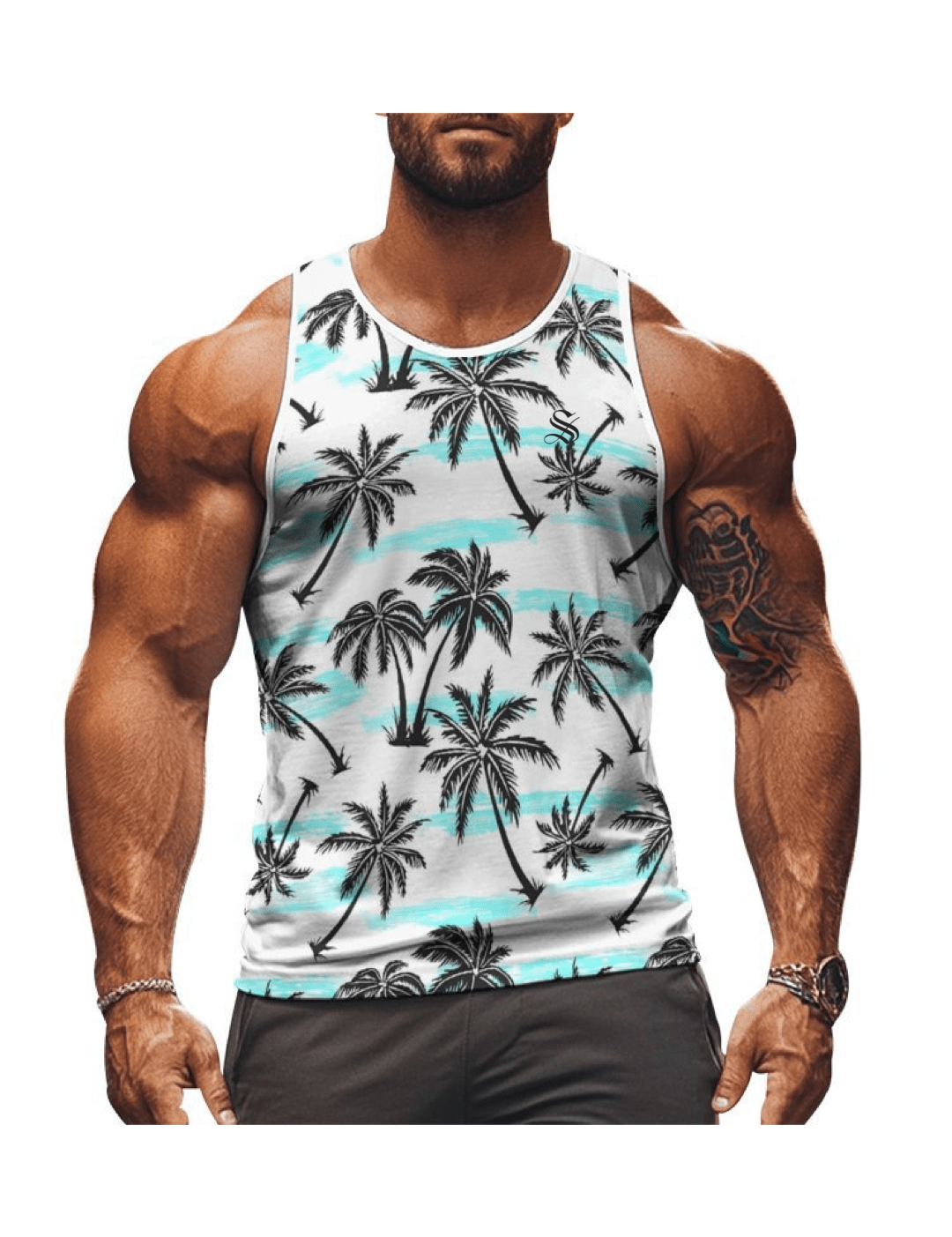 CWO42 - Tank Top for Men - Sarman Fashion - Wholesale Clothing Fashion Brand for Men from Canada