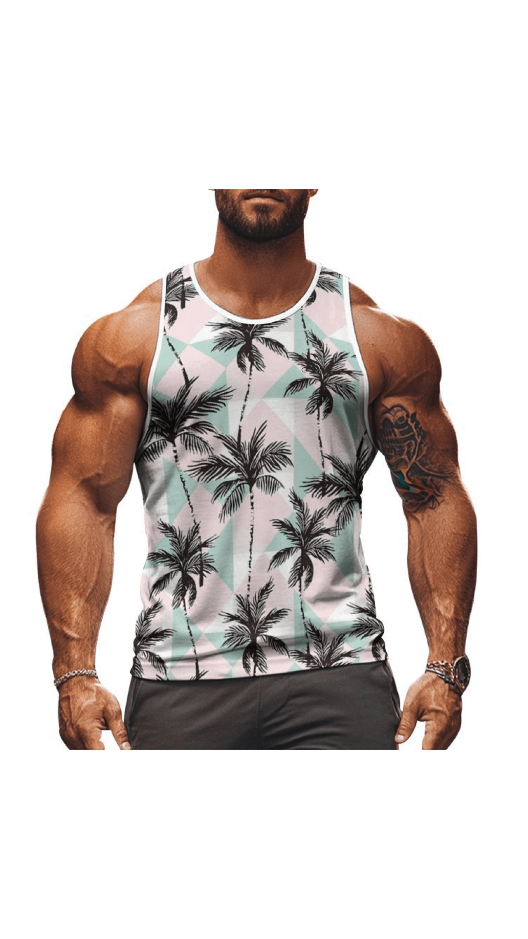 CWO42 - Tank Top for Men - Sarman Fashion - Wholesale Clothing Fashion Brand for Men from Canada