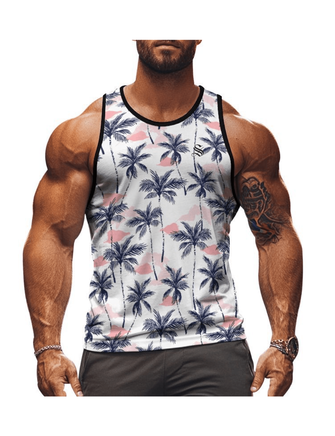 CWO42 - Tank Top for Men - Sarman Fashion - Wholesale Clothing Fashion Brand for Men from Canada