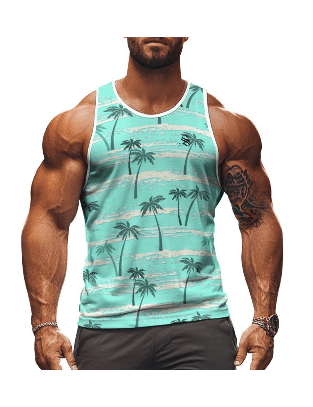 CWO42 - Tank Top for Men - Sarman Fashion - Wholesale Clothing Fashion Brand for Men from Canada