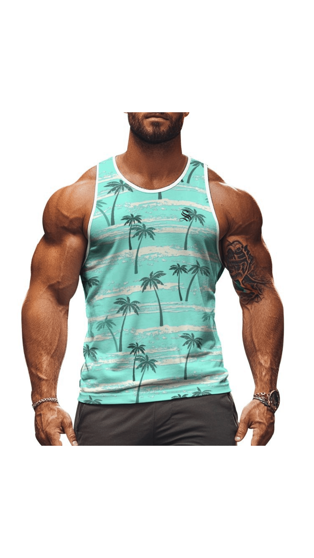 CWO42 - Tank Top for Men - Sarman Fashion - Wholesale Clothing Fashion Brand for Men from Canada