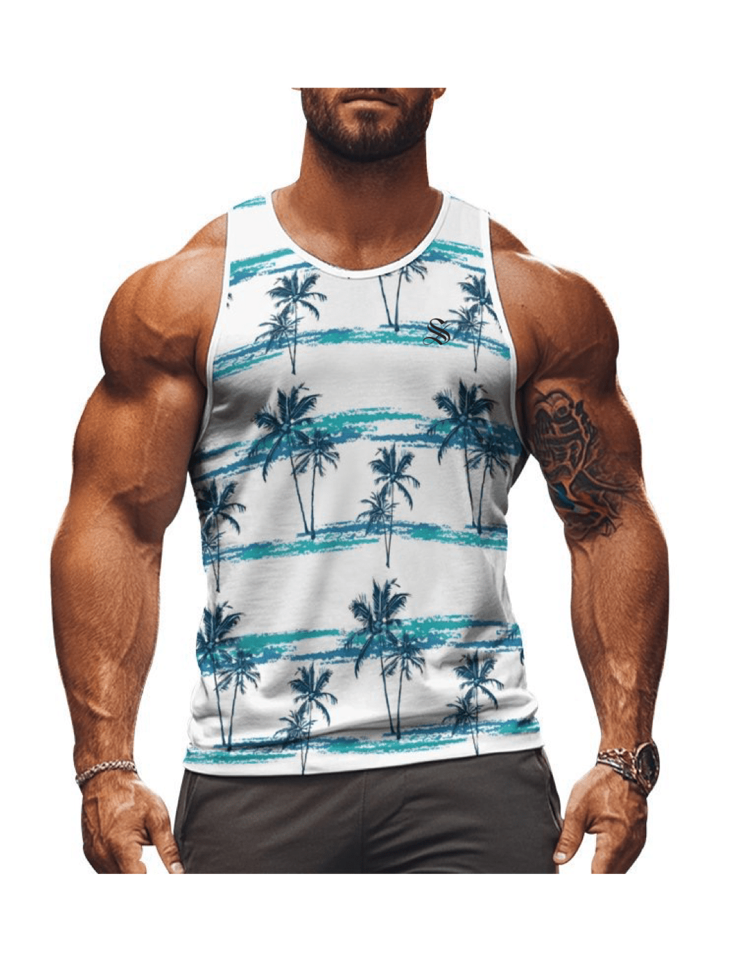 CWO42 - Tank Top for Men - Sarman Fashion - Wholesale Clothing Fashion Brand for Men from Canada