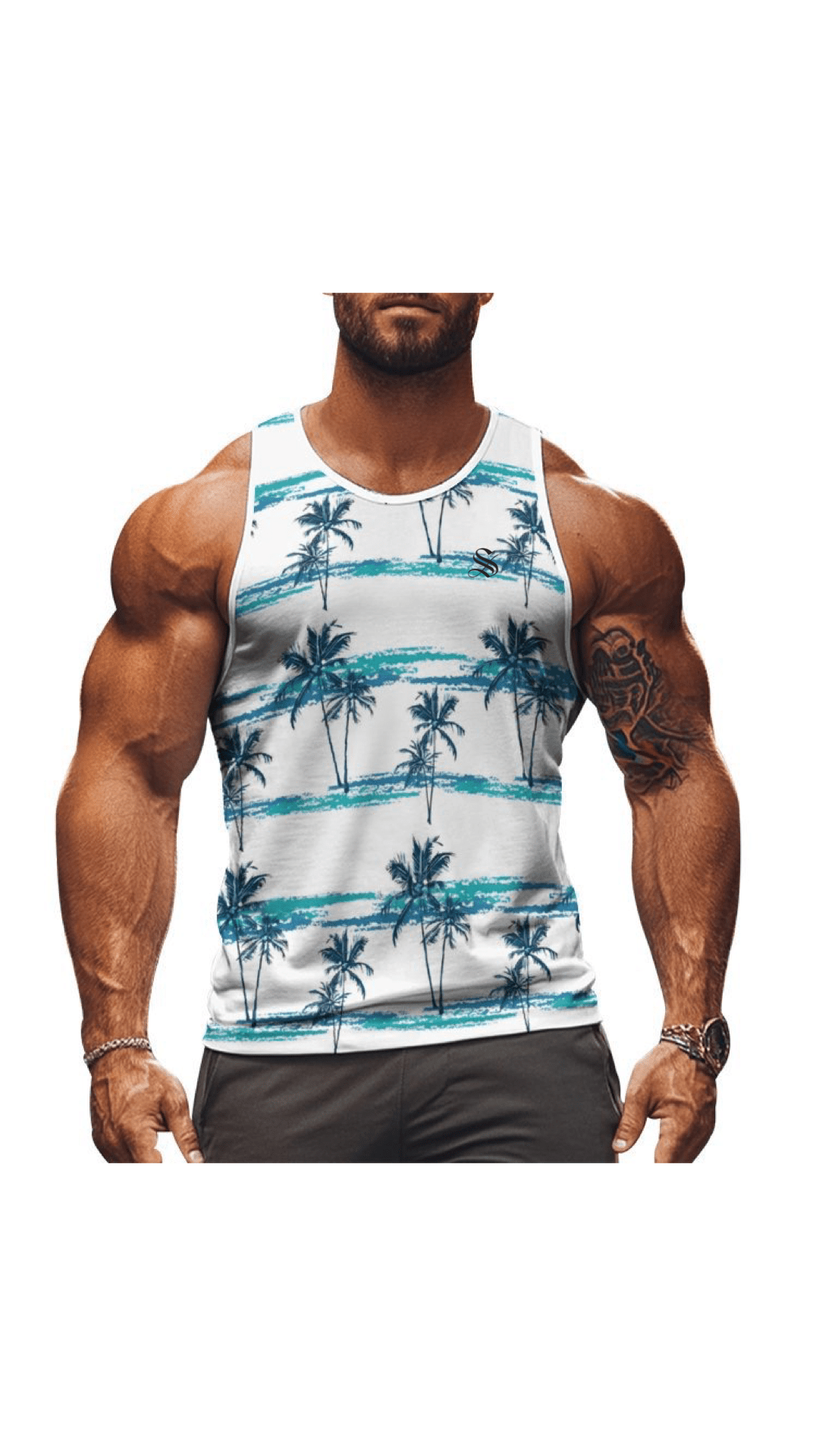 CWO42 - Tank Top for Men - Sarman Fashion - Wholesale Clothing Fashion Brand for Men from Canada