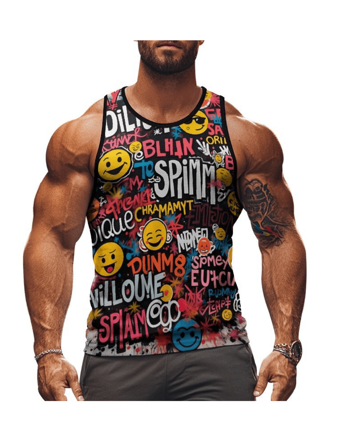 CWO8 - Tank Top for Men - Sarman Fashion - Wholesale Clothing Fashion Brand for Men from Canada