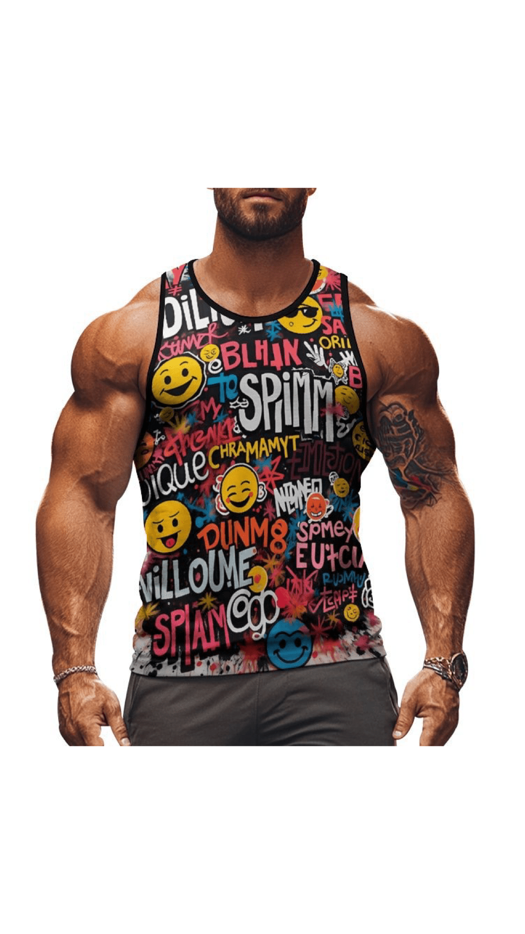 CWO8 - Tank Top for Men - Sarman Fashion - Wholesale Clothing Fashion Brand for Men from Canada