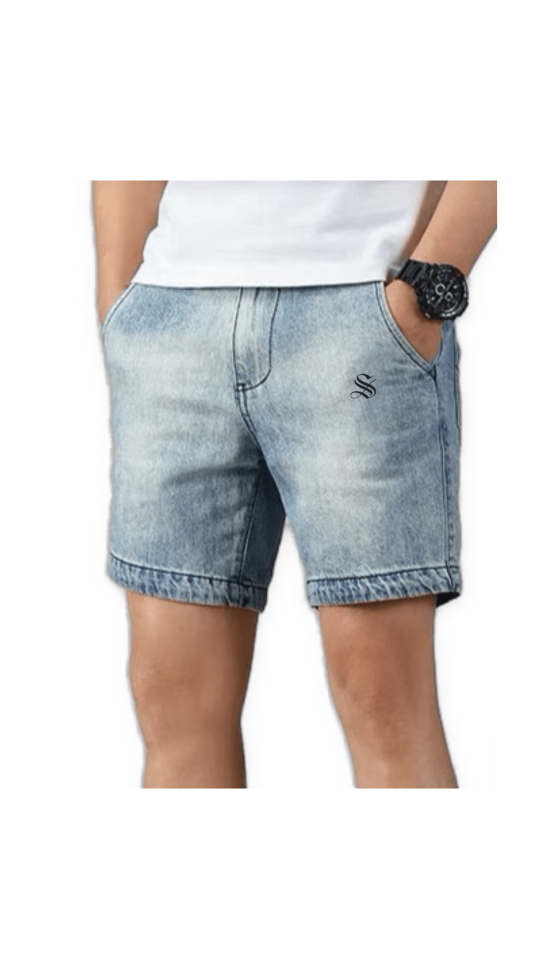 CZizkad - Jeans Shorts for Men - Sarman Fashion - Wholesale Clothing Fashion Brand for Men from Canada