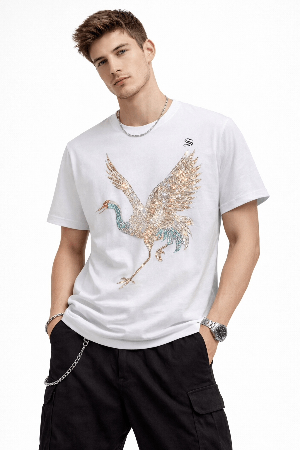 Darkcuza 13 - T-Shirt for Men - Sarman Fashion - Wholesale Clothing Fashion Brand for Men from Canada