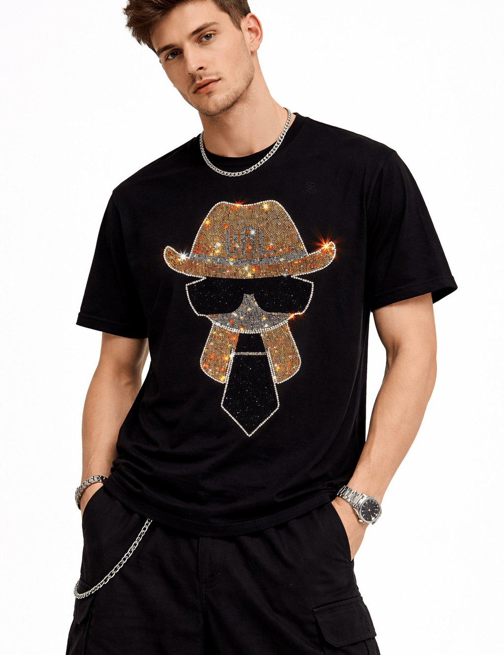 Darkcuza 15 - T-Shirt for Men - Sarman Fashion - Wholesale Clothing Fashion Brand for Men from Canada